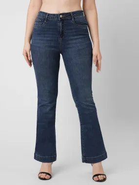 K5094 High Rise Mini Flare Jeans