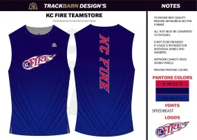 KC-Fire- Mens Track Compression Tank