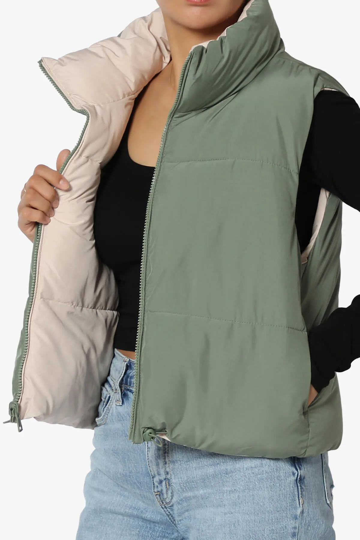 Legaci Reversible Puffer Vest