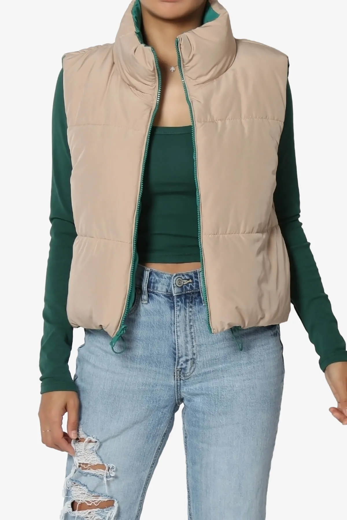 Legaci Reversible Puffer Vest