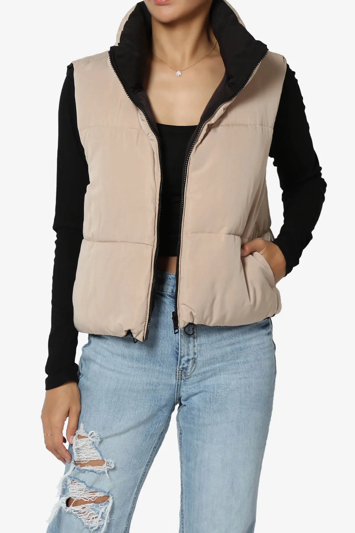 Legaci Reversible Puffer Vest