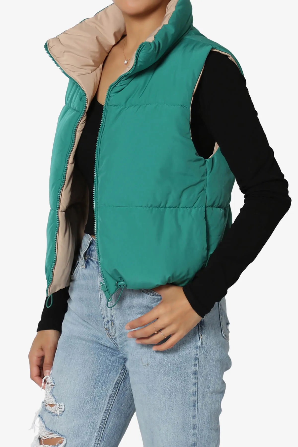 Legaci Reversible Puffer Vest