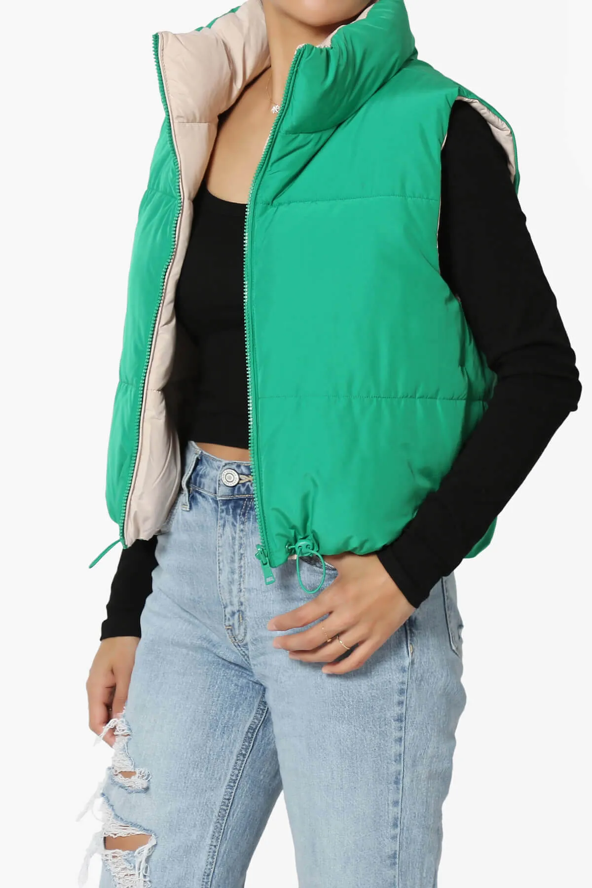 Legaci Reversible Puffer Vest