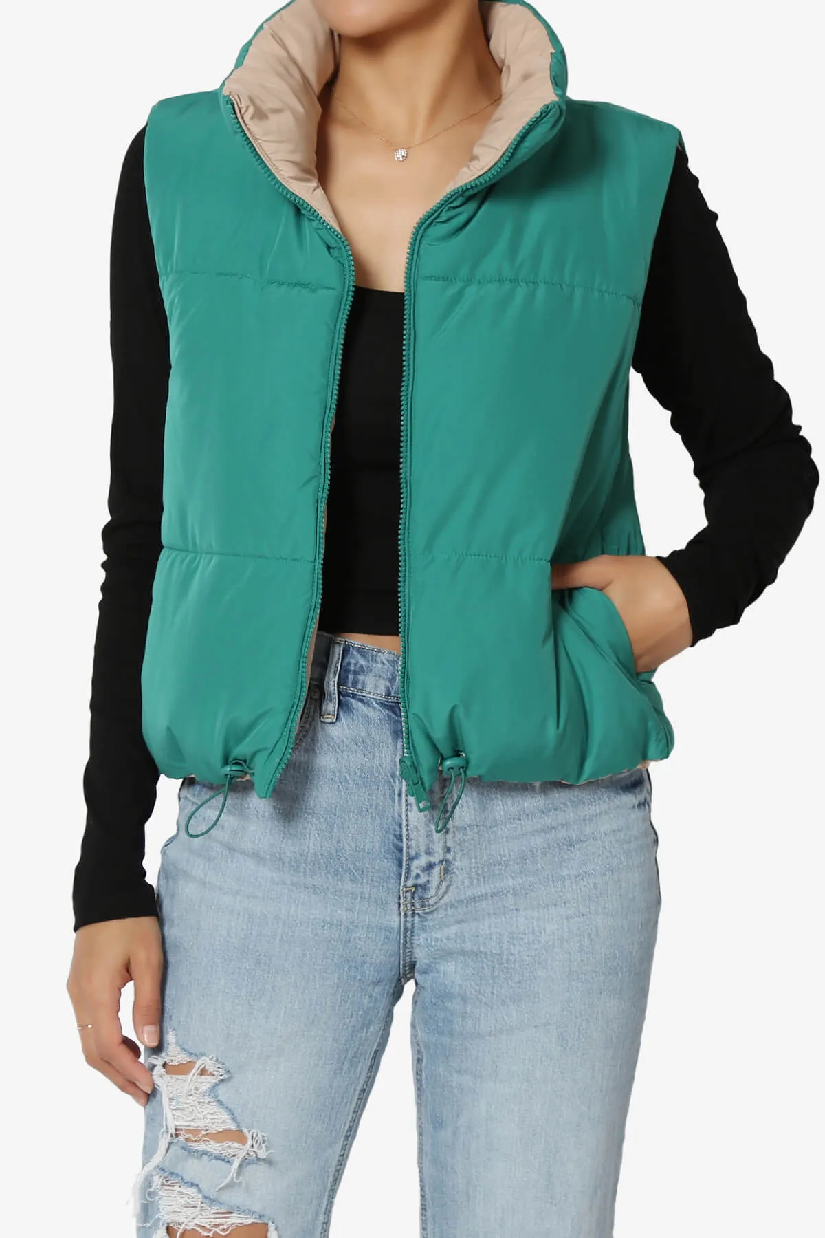 Legaci Reversible Puffer Vest