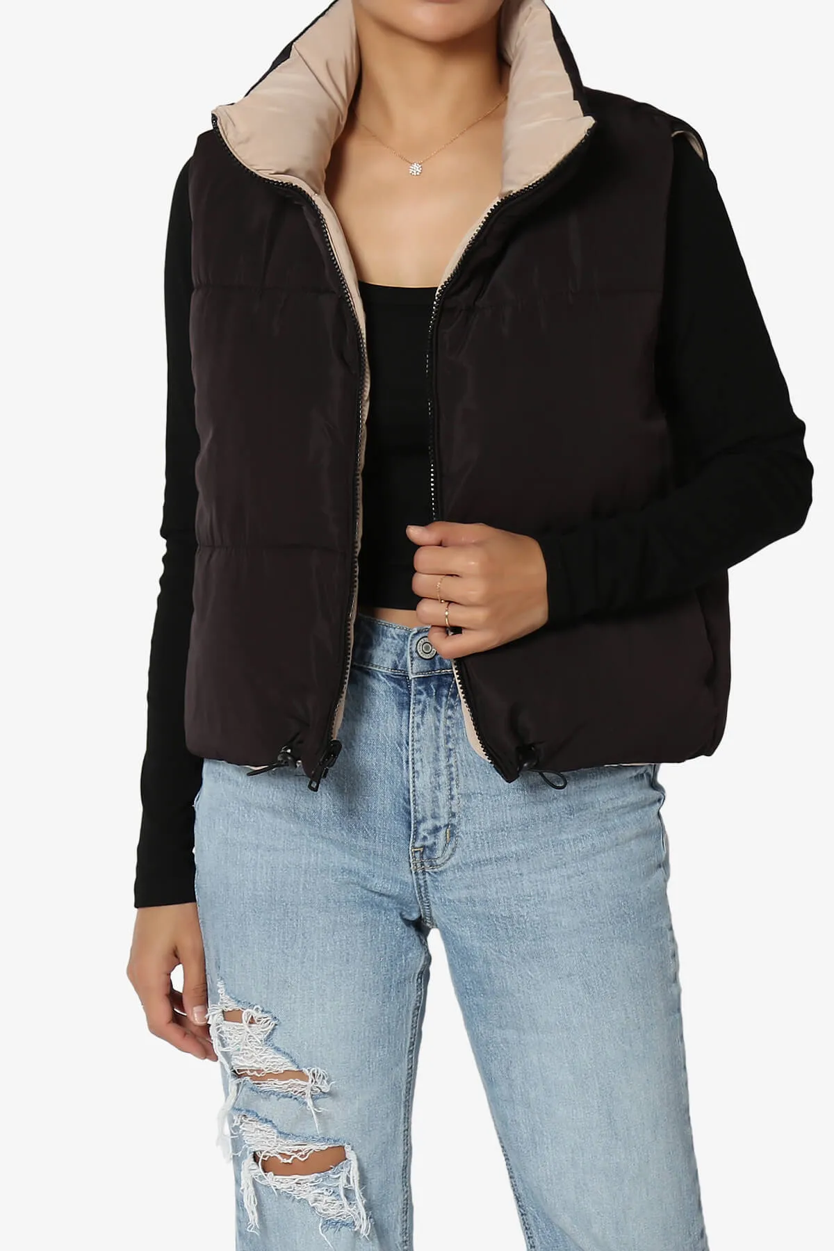 Legaci Reversible Puffer Vest