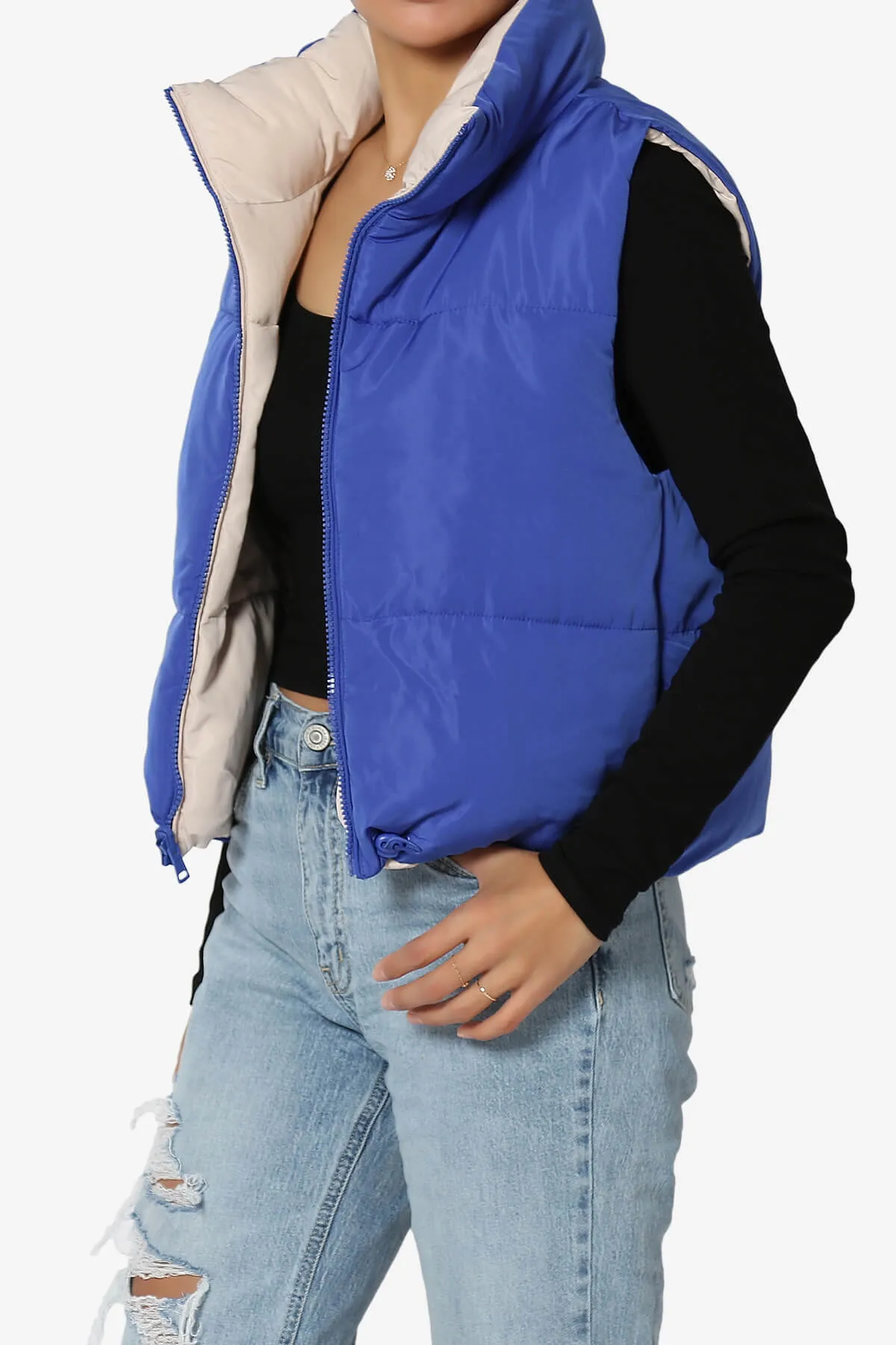 Legaci Reversible Puffer Vest