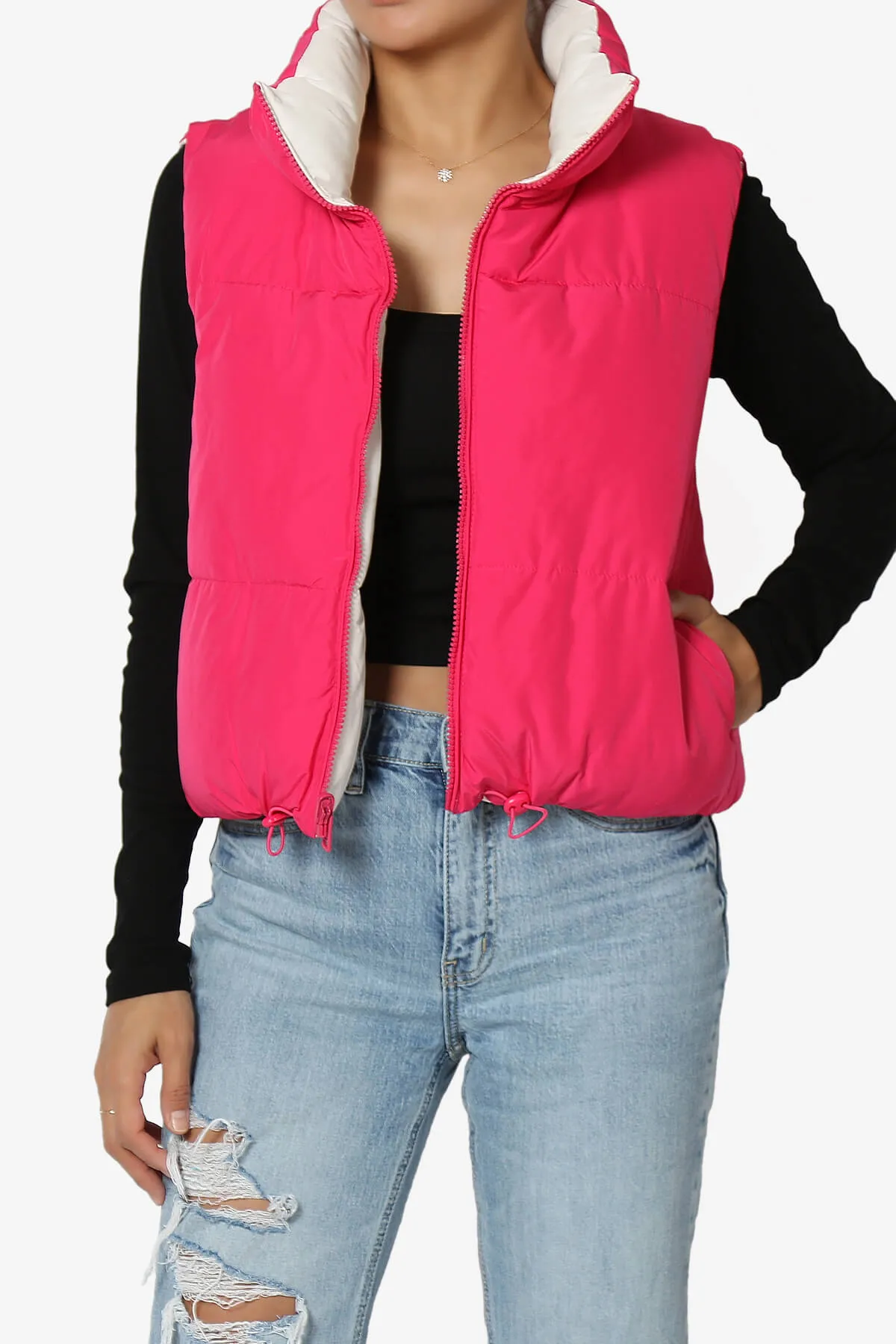 Legaci Reversible Puffer Vest