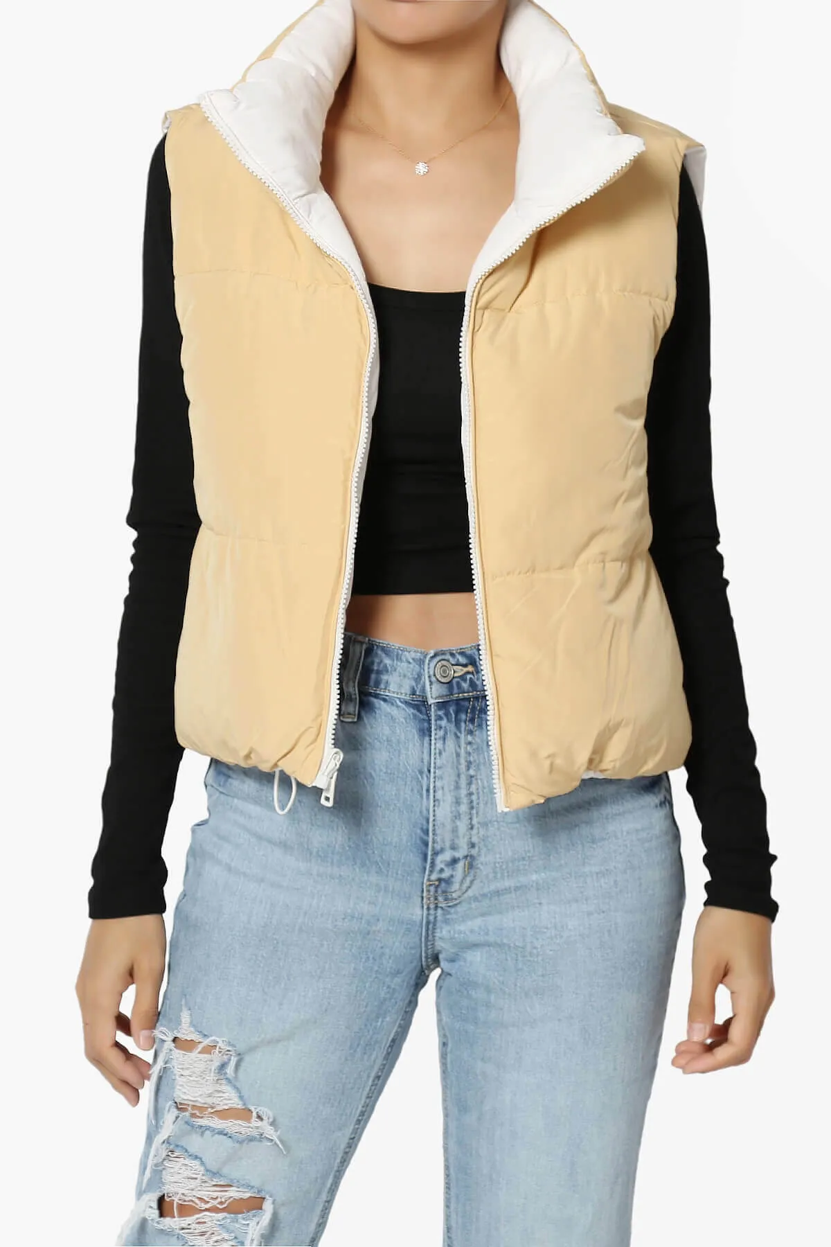 Legaci Reversible Puffer Vest