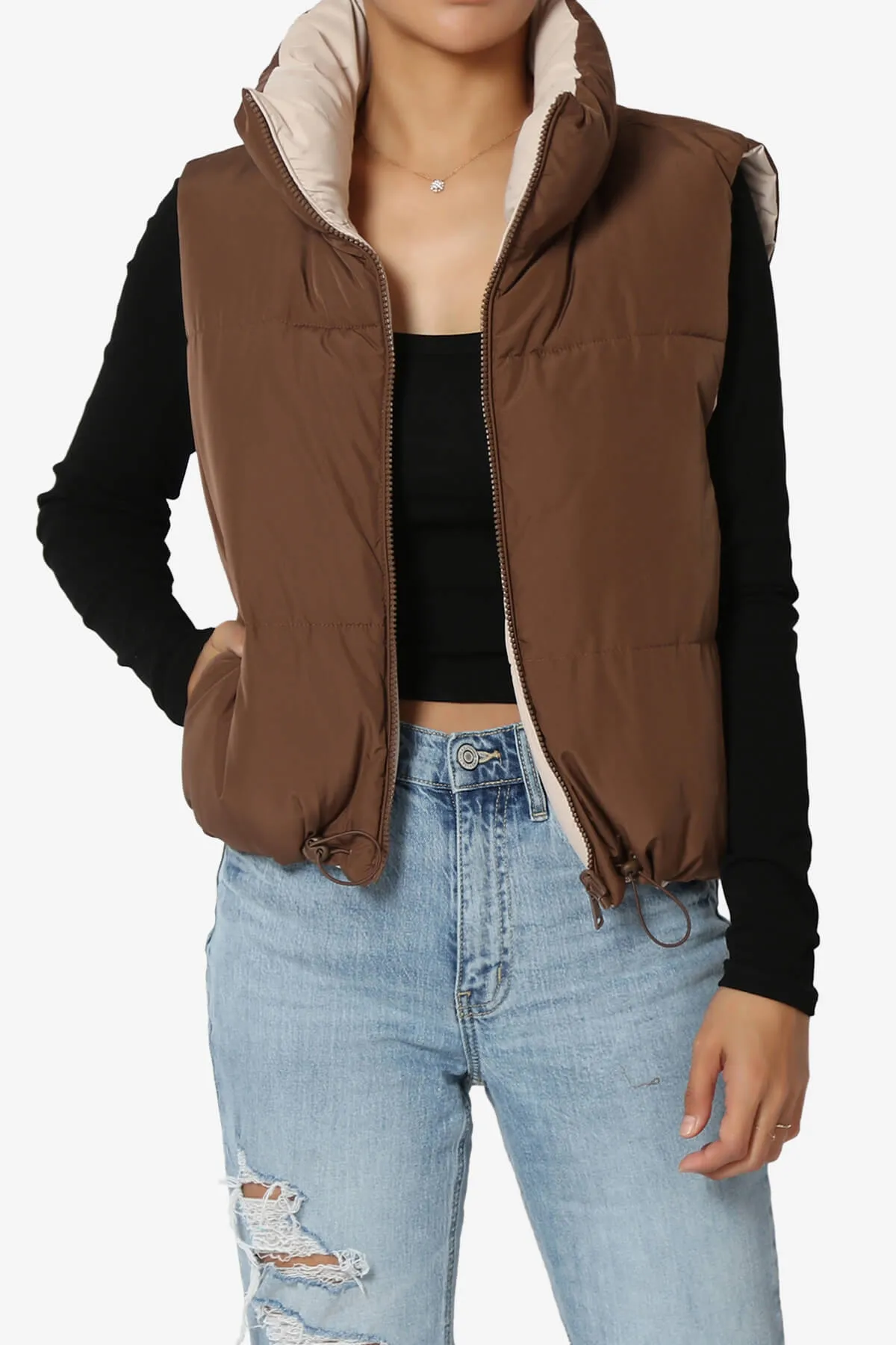 Legaci Reversible Puffer Vest