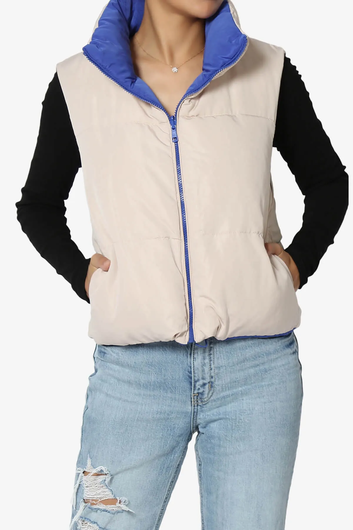 Legaci Reversible Puffer Vest