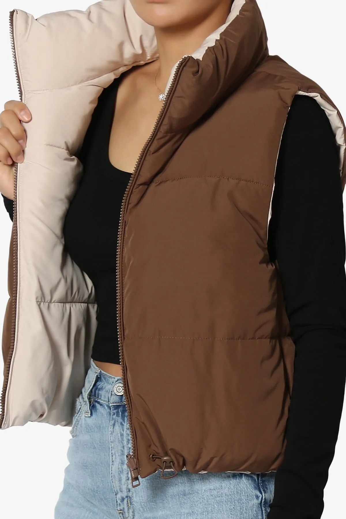 Legaci Reversible Puffer Vest