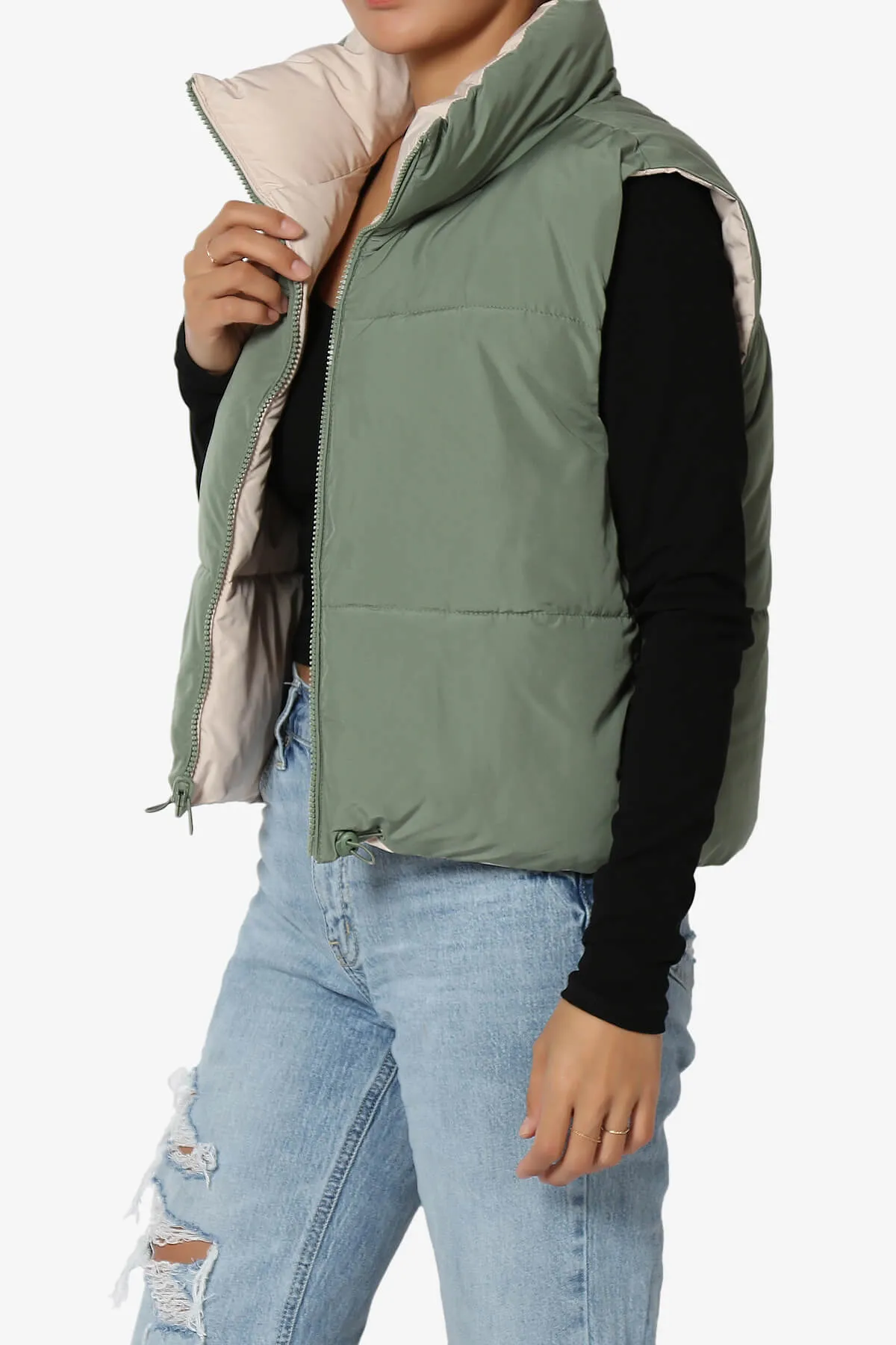 Legaci Reversible Puffer Vest