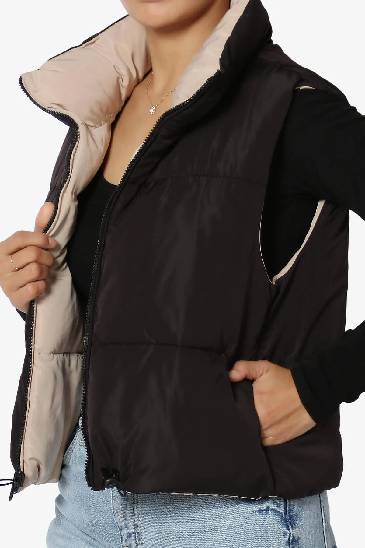 Legaci Reversible Puffer Vest