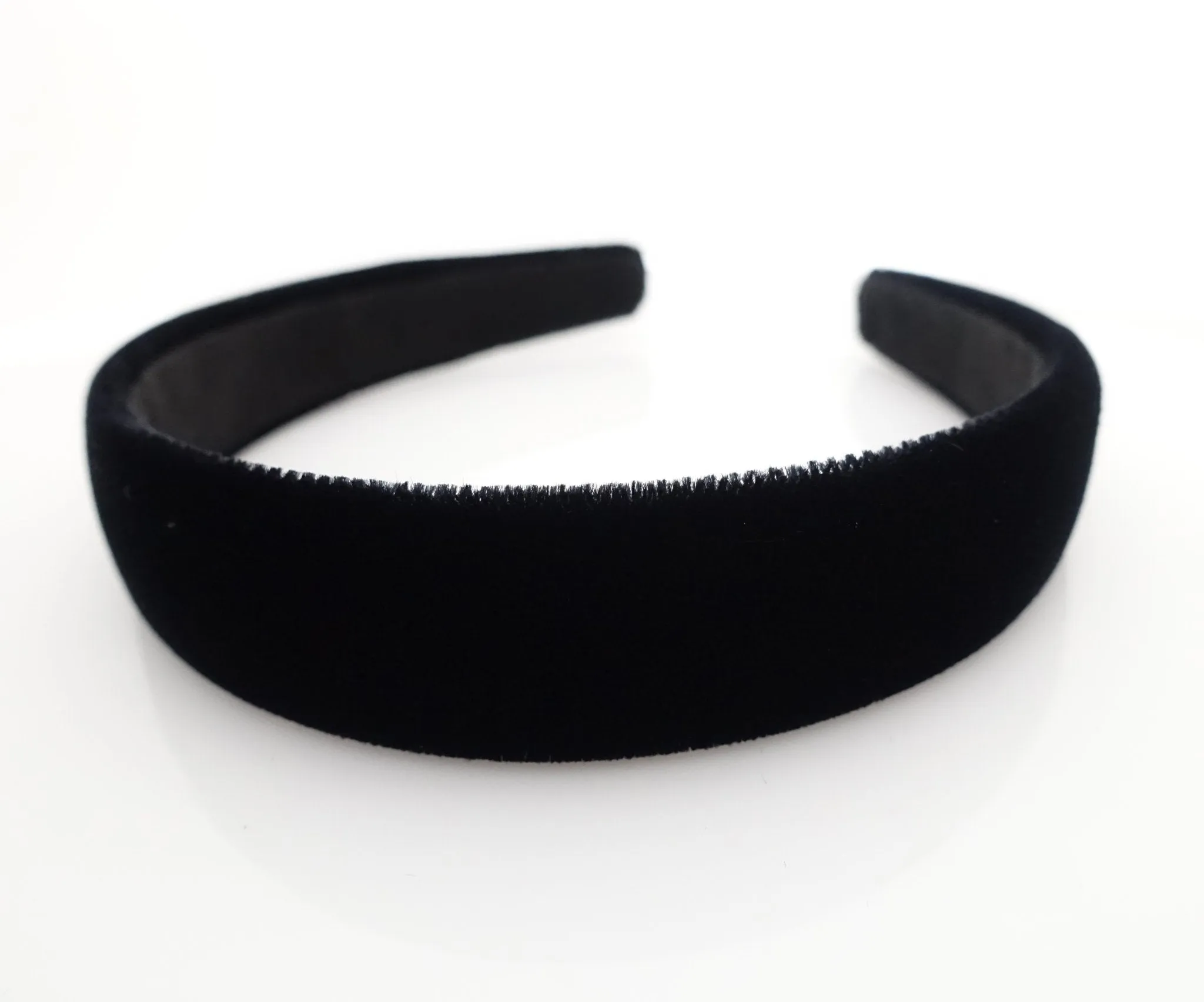 Luxury double velvet black fashion headband women hairband