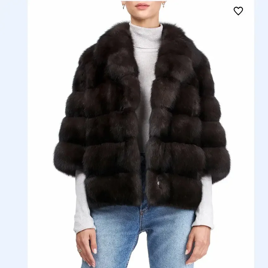 Luxury Women's High Street Fashion Fur Coat