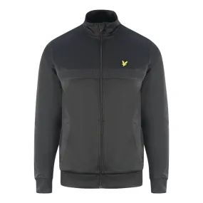 Lyle Scott Golden Eagle Chest Logo Black Zip Up Jumper