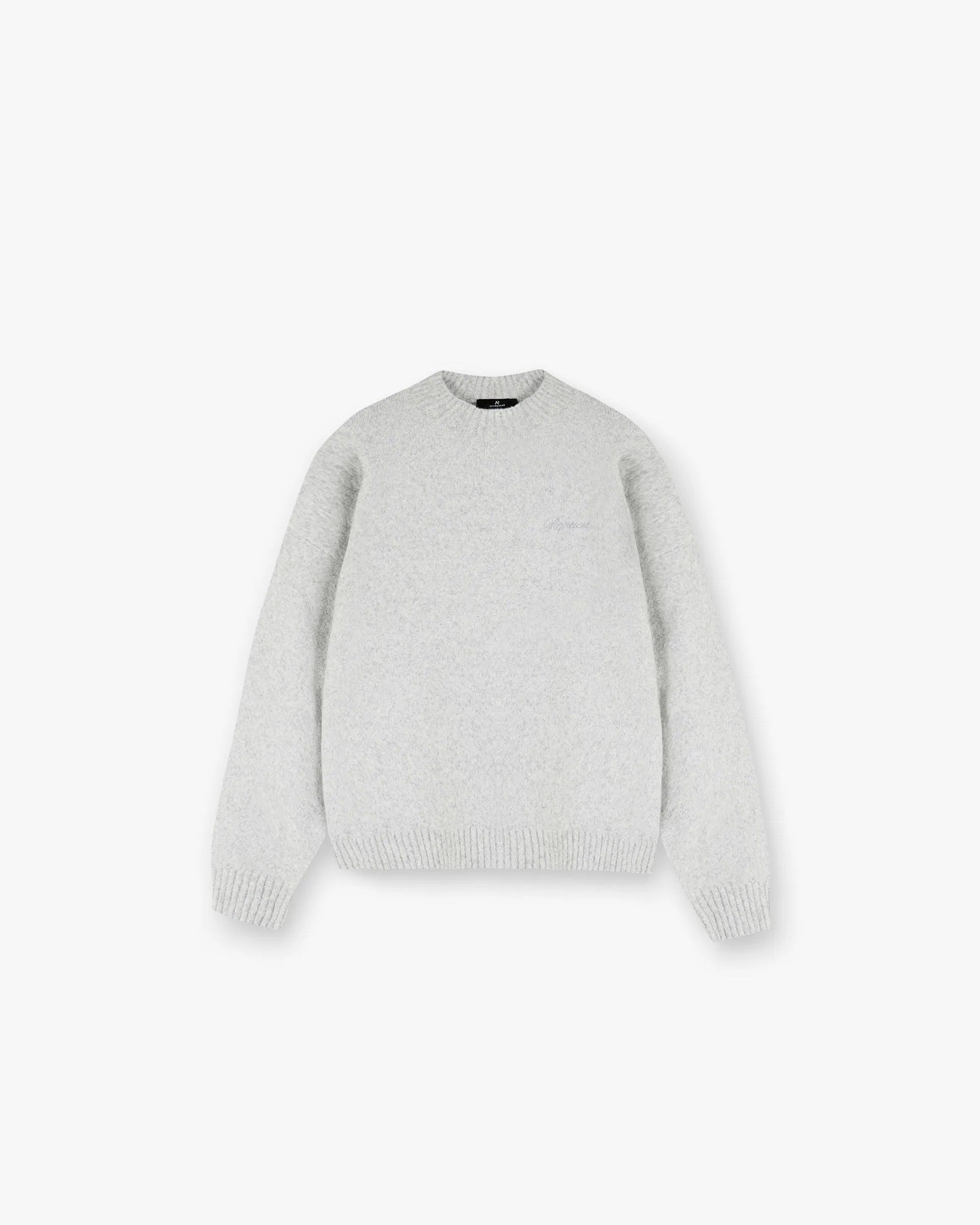 Marled Knit Jumper - Ice Grey Marl