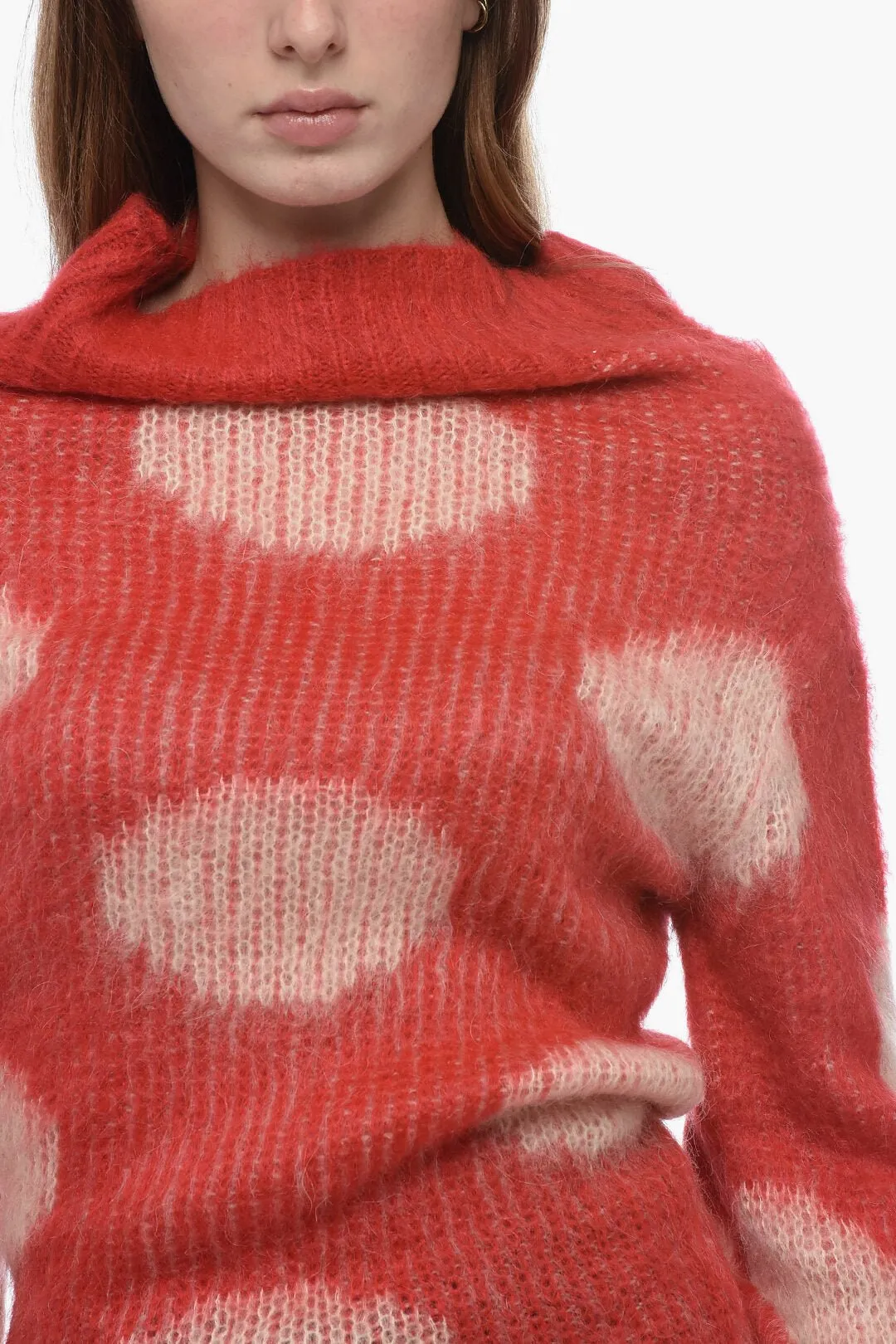 Marni Merino Wool-blended Sweater with Cuffs