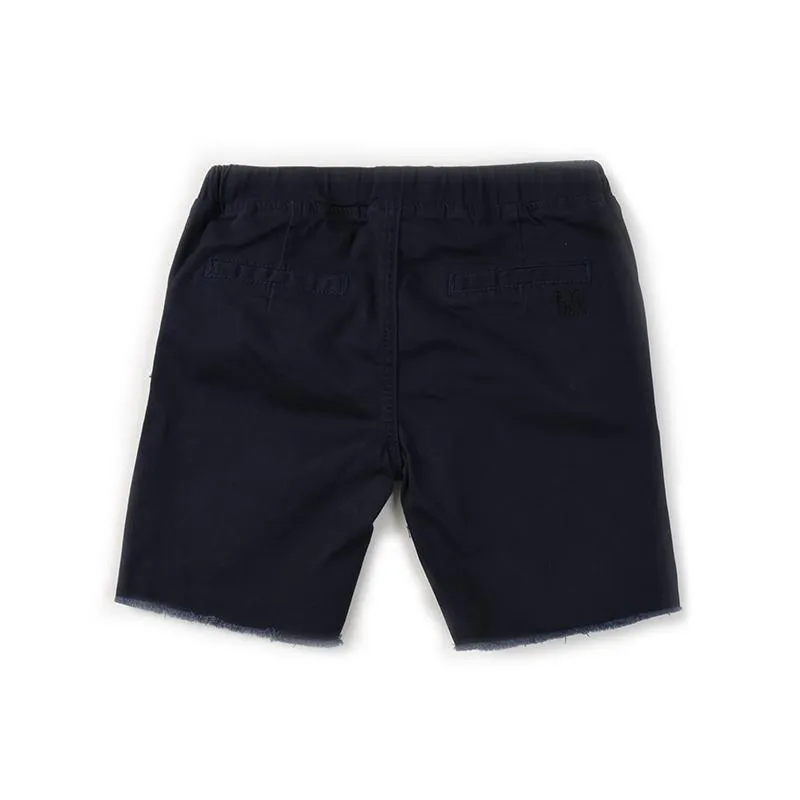 Mason Cut Off Chinos (Navy)