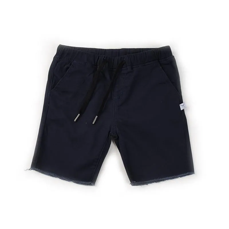 Mason Cut Off Chinos (Navy)