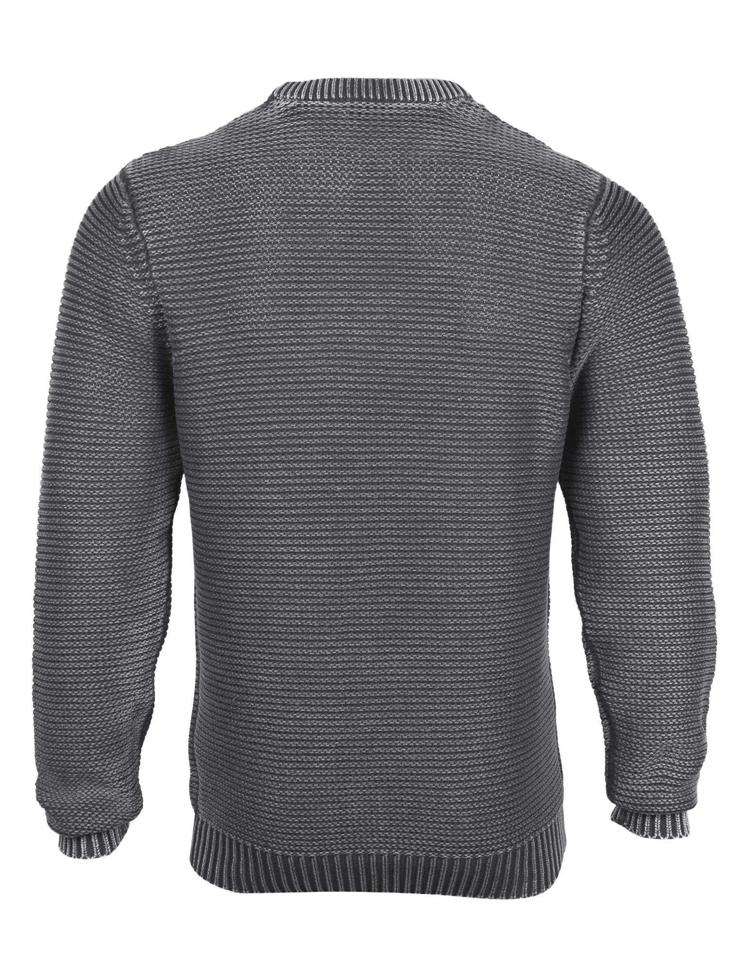 Mens Dissident Nile acid black wash jumper