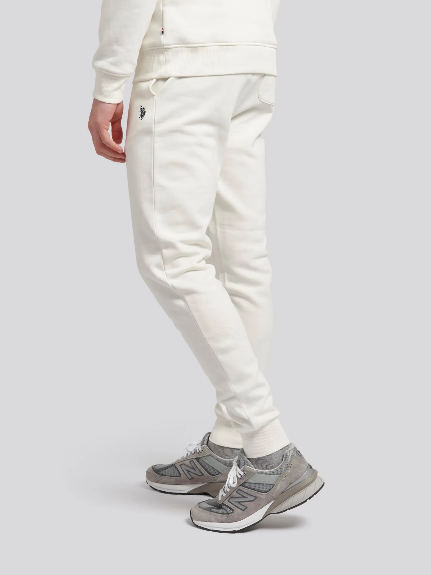 Mens Fleece Joggers in Marshmallow