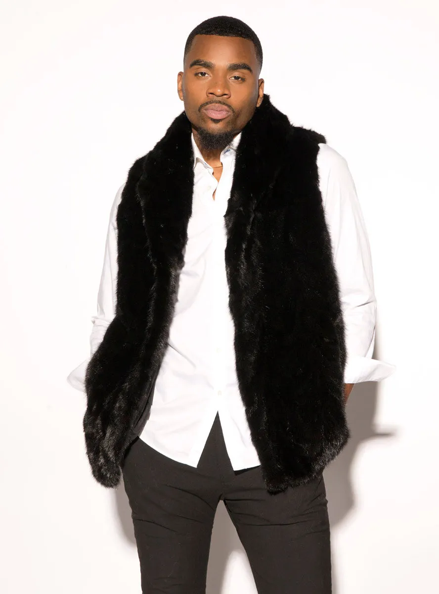 Men's Mink Fur Vest