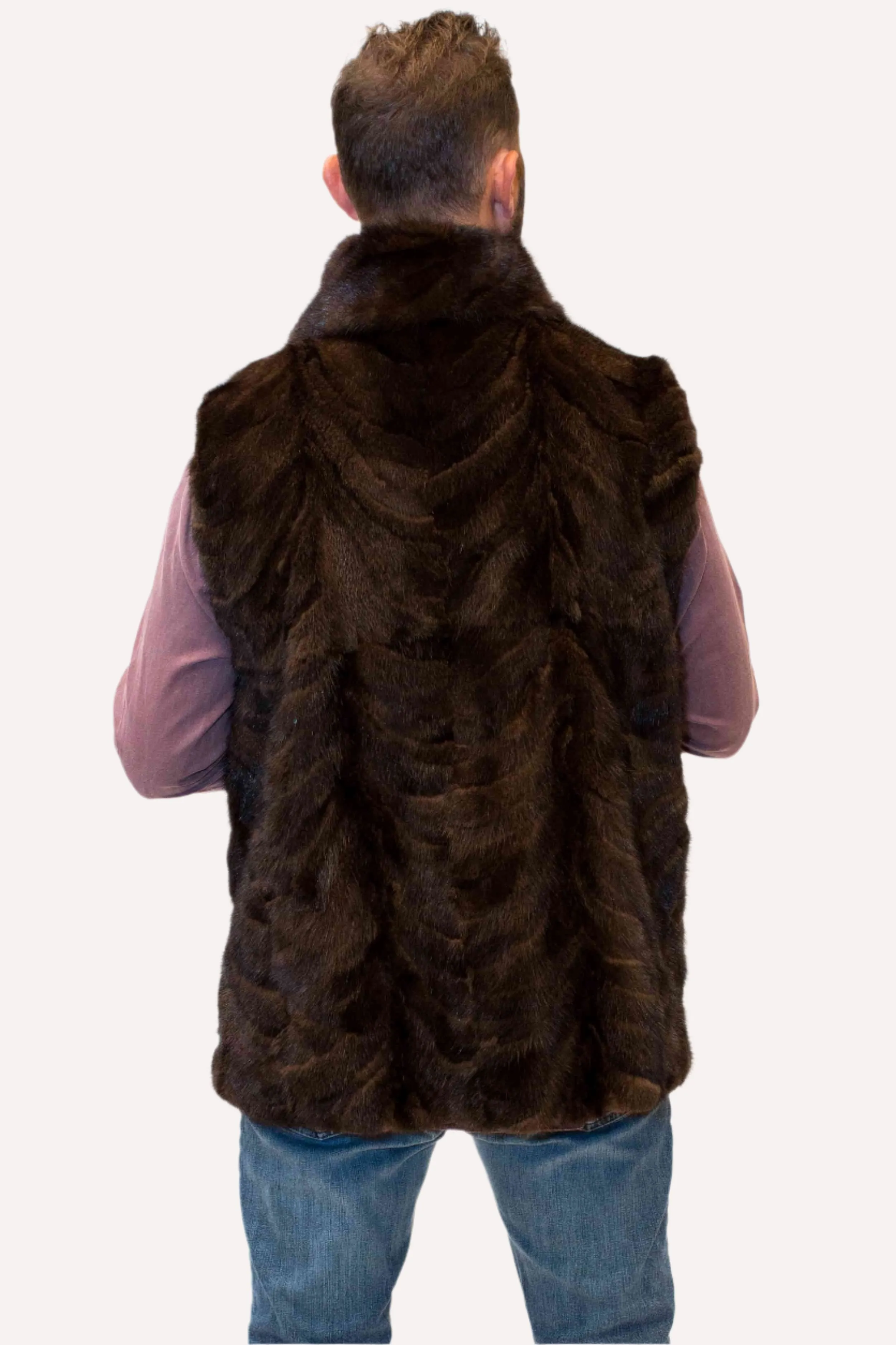 Men's Mink Fur Vest