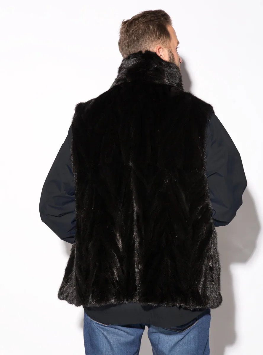 Men's Mink Fur Vest