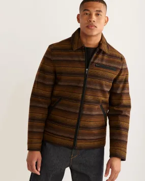 Men's Pendleton | Mt Hood Jacket | Brown Serape Stripe