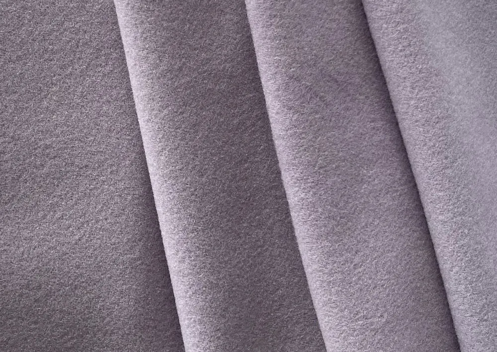 Moncler Poetic Lilac Fog Wool Melton Coating (Made in Italy)