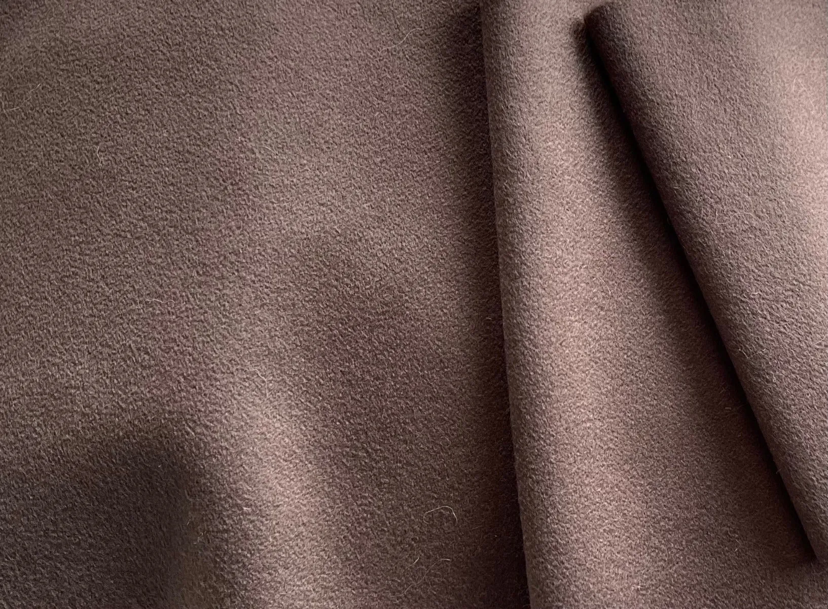 Mushroom Taupe Cashmere & Wool Blend Coating (Made in Italy)