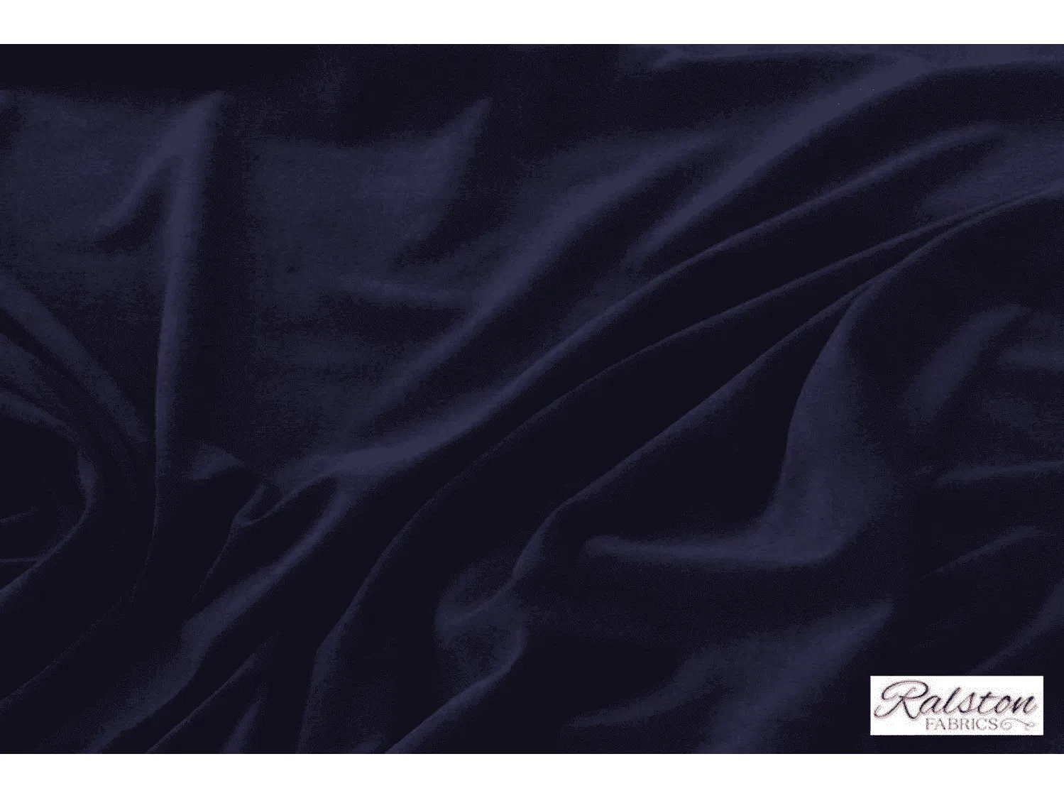 NAVY BLUE - Cotton Dressmaking Velvet / Velveteen Fabric  - Light weight