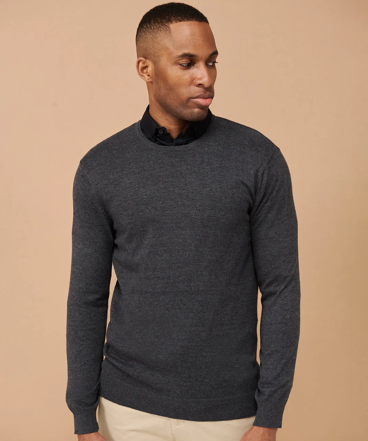 Navy - Crew neck jumper