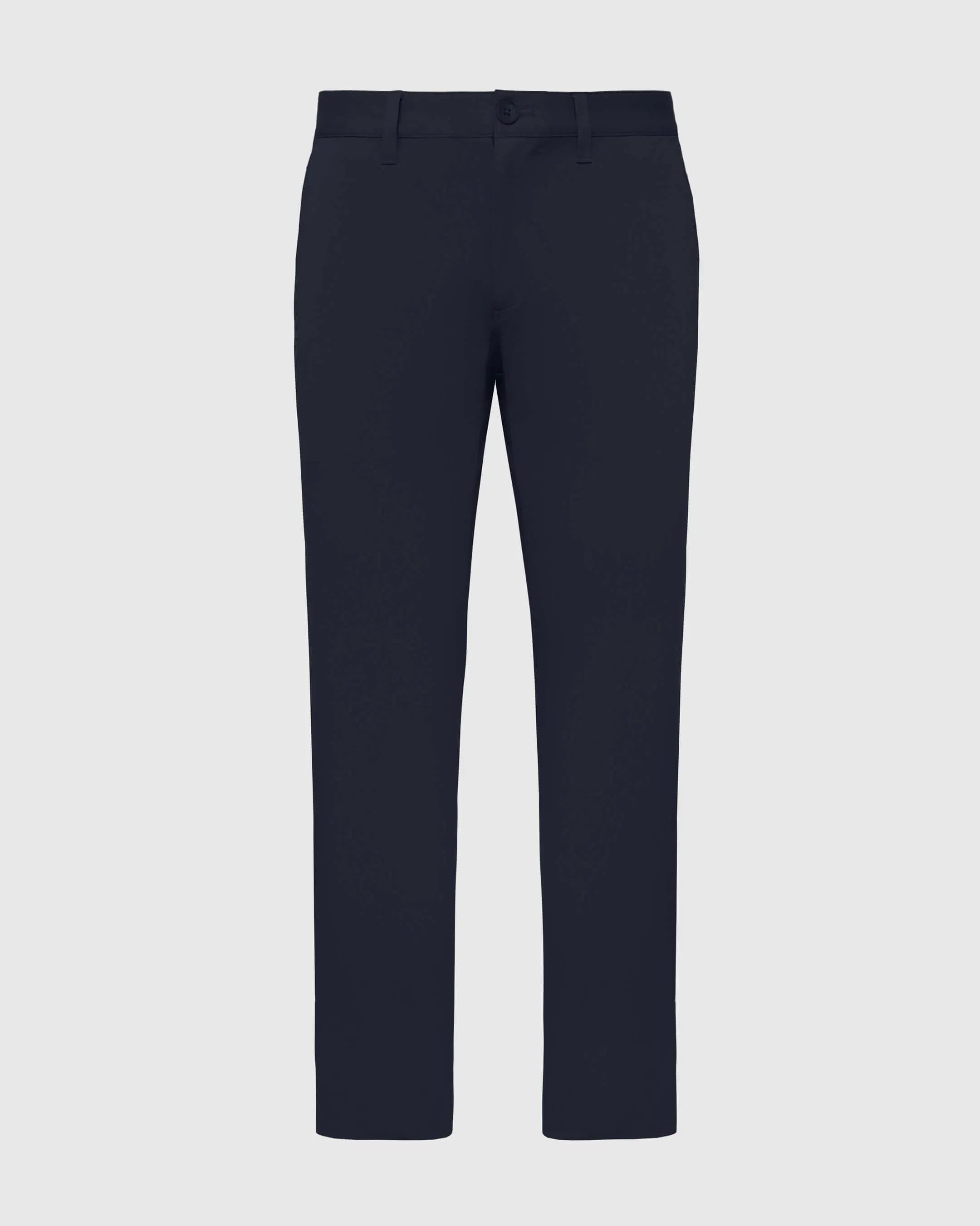 Navy Straight Twill Chino Pant