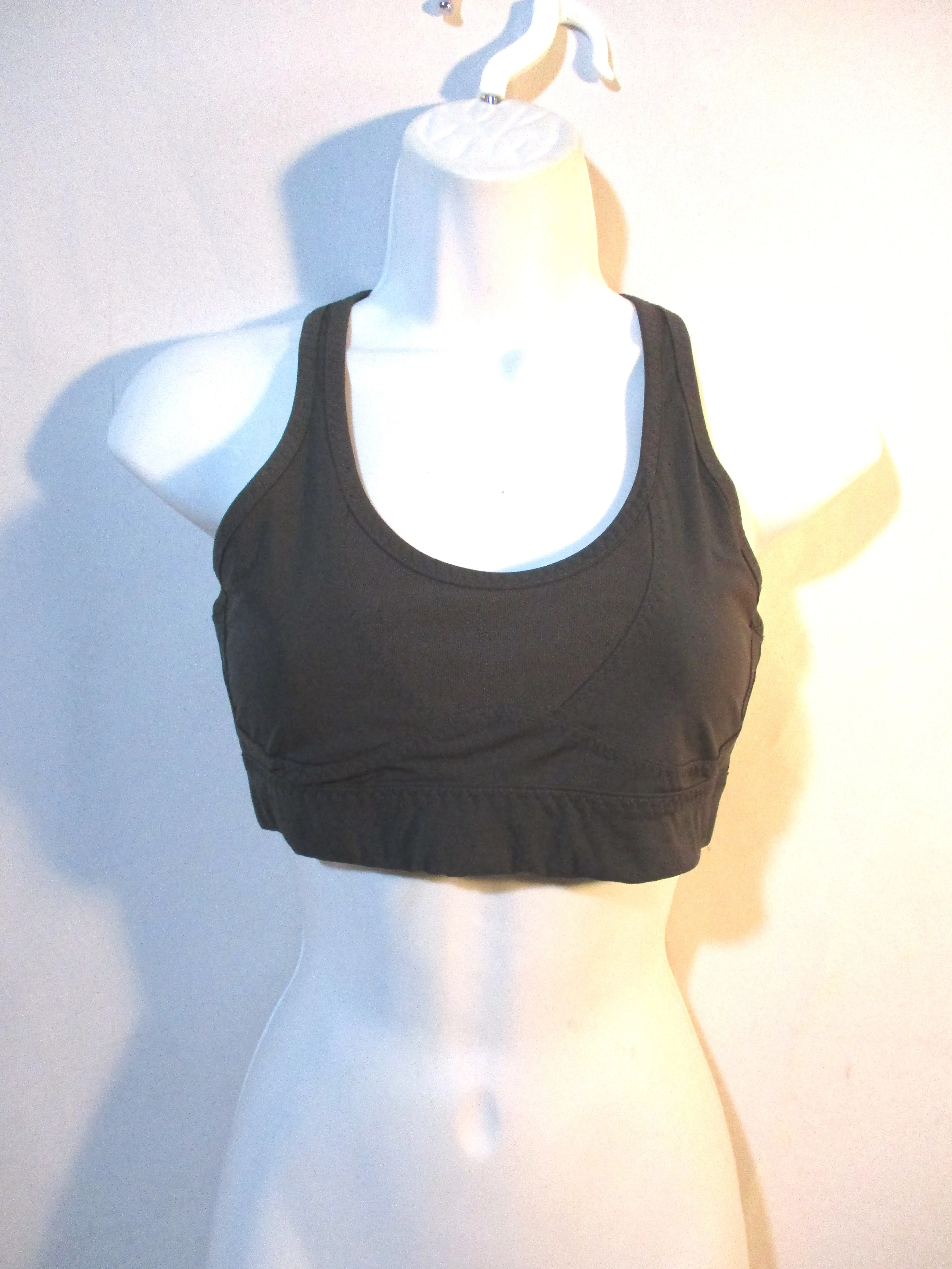 NEW NWT STELLA MCCARTNEY PERFORMANCE Sports Bra Athletic Workout Running GRAY