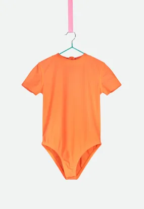 Orange Short Sleeve Bodysuit