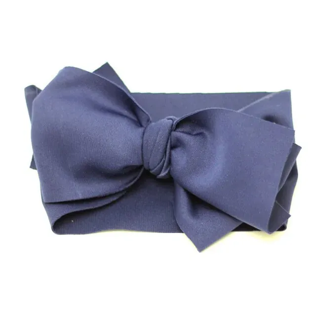 Oversize Bow Baby Girls Winter Headwrap