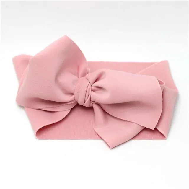 Oversize Bow Baby Girls Winter Headwrap