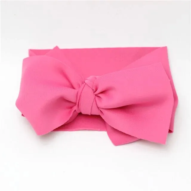 Oversize Bow Baby Girls Winter Headwrap