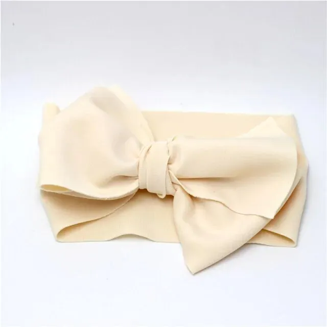 Oversize Bow Baby Girls Winter Headwrap