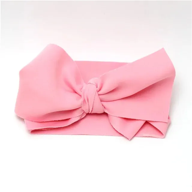 Oversize Bow Baby Girls Winter Headwrap