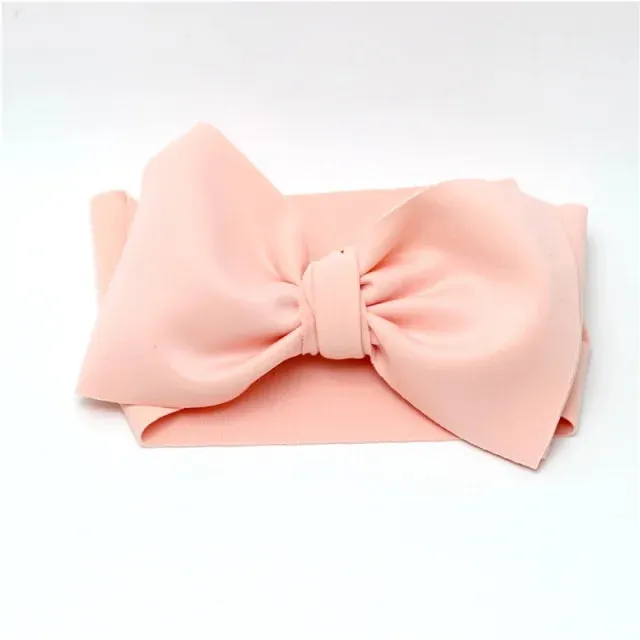 Oversize Bow Baby Girls Winter Headwrap