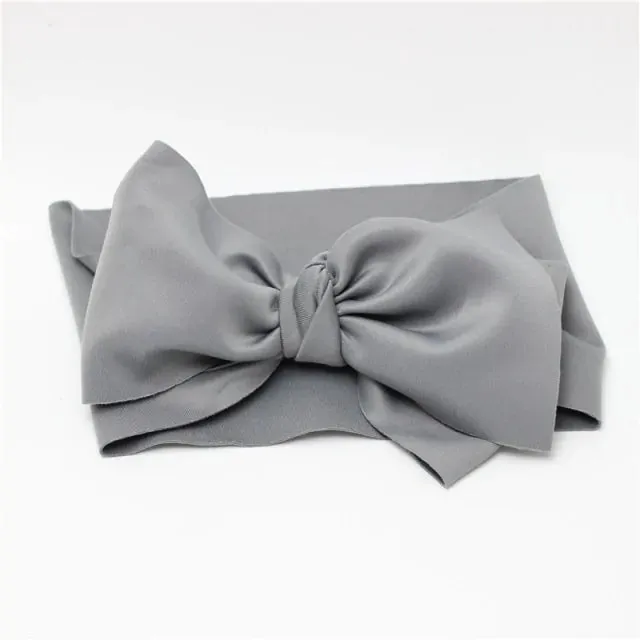 Oversize Bow Baby Girls Winter Headwrap