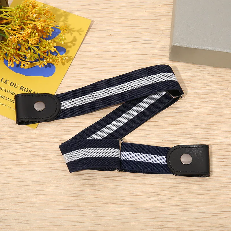 Pant Belt Seamless Lazy Belt Versatile Elastic Jeans Belt Decoration