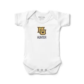 Personalized Marquette Golden Eagles Bodysuit