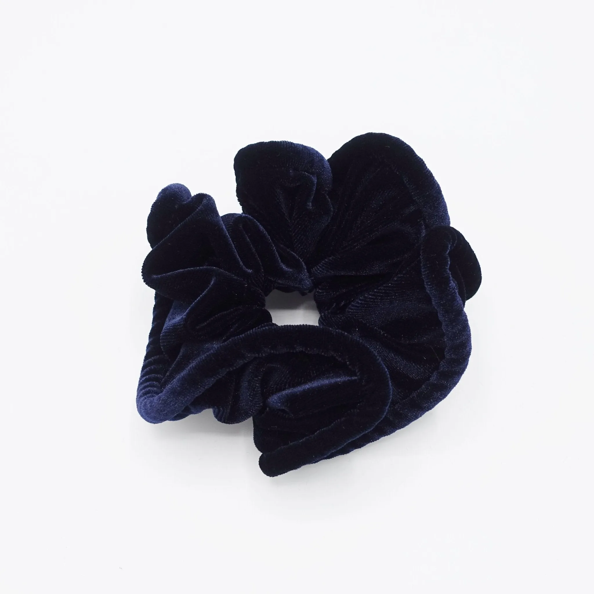 pipe edge solid velvet scrunchies medium scrunchie women hair accessories