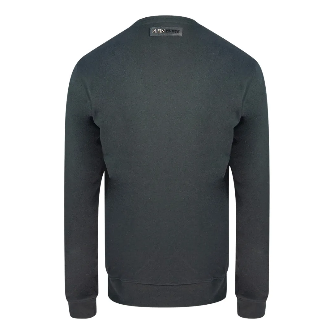 Plein Sport Natural Born Winner Logo Black Jumper