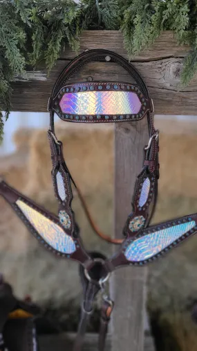 Pony Mermaid Headstall & Breast Collar