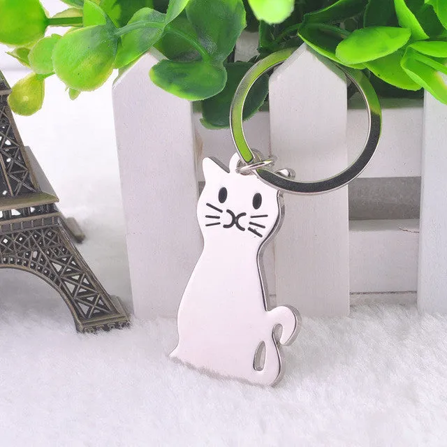 Popular Cat Versatile Metal Key Chain